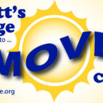 Bennett's Village Move challenge event logo with yellow sun in the background