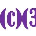 501(c)(3) in purple letters