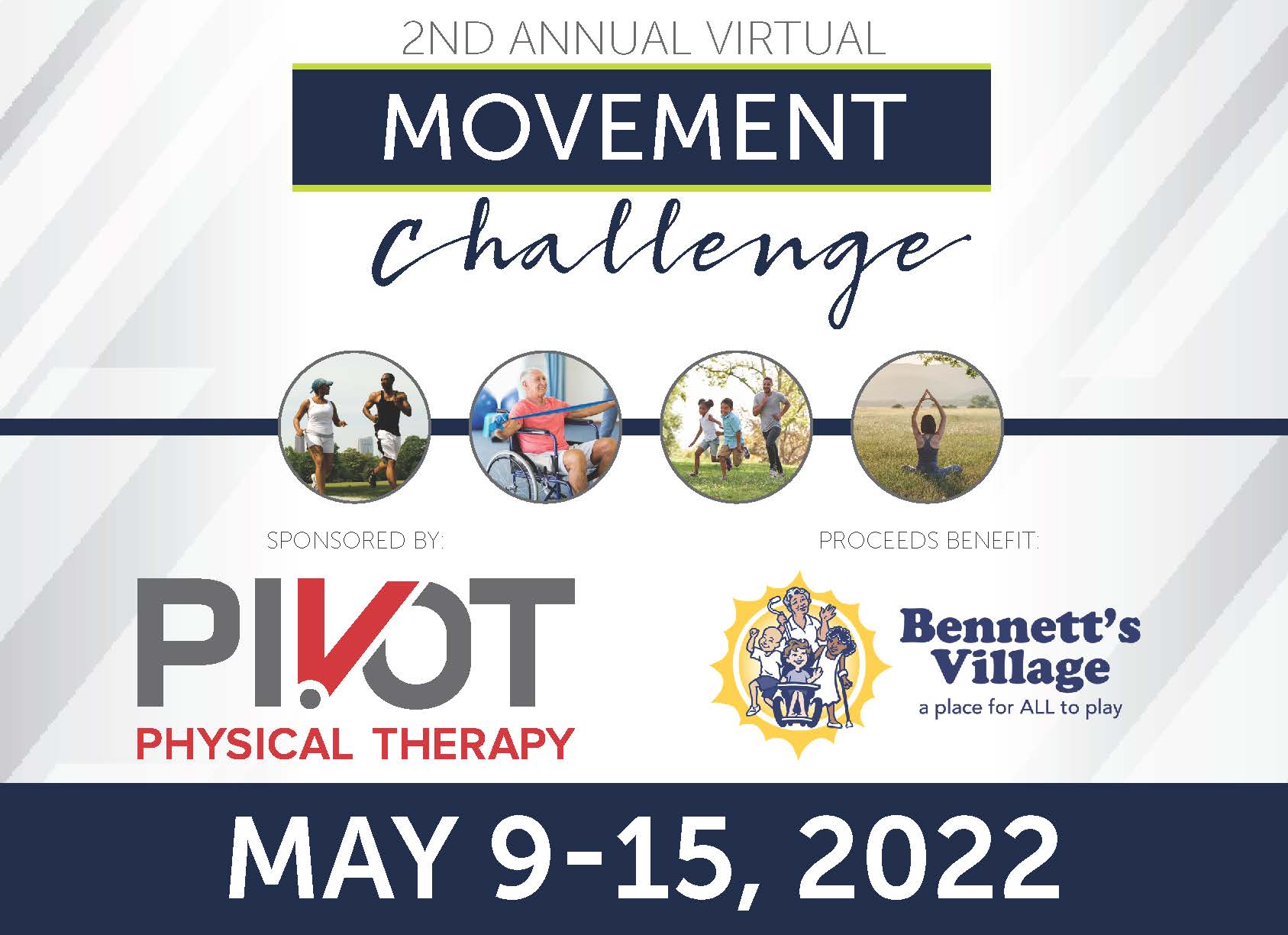 Image of flier for May Movement Challenge May 9-15th